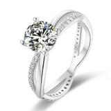 Moissanite Diamond Ring- خاتم الماس الموزنايت