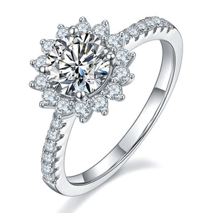 Moissanite Diamond Ring- خاتم ألماس الموزنايت