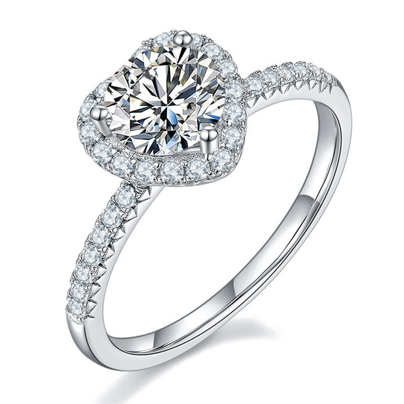 Moissanite Diamond Ring- خاتم الماس الموزنايت