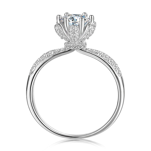 Moissanite Diamond Ring- خاتم ألماس الموزنايت