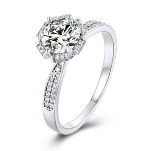 Moissanite Diamond Ring- خاتم الماس الموزنايت
