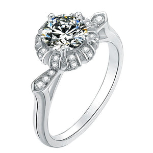 Moissanite Diamond Ring- خاتم الماس الموزنايت