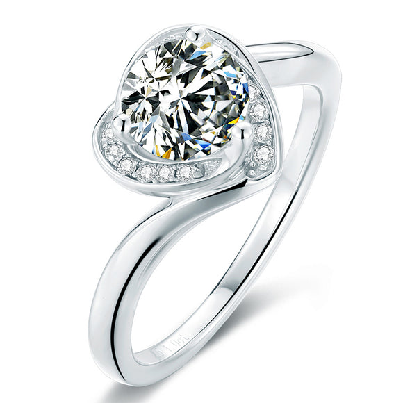 Moissanite Diamond Ring- خاتم الماس الموزنايت