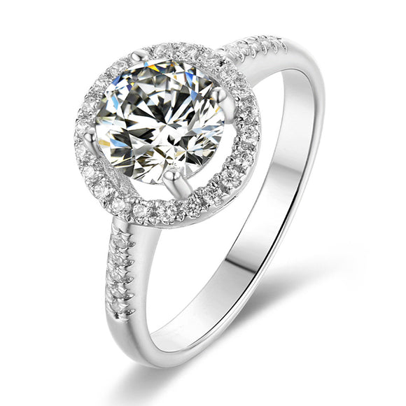 Moissanite Diamond Ring- خاتم الماس الموزنايت
