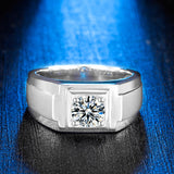 Moissanite Diamond Rings for Men- خاتم الماس الموزنايت للرجال