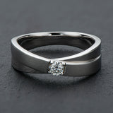 Moissanite Diamond Ring for Men- خاتم ألماس الموزنايت للرجال