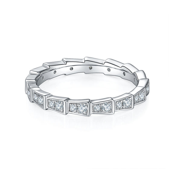 Moissanite Diamond Ring- خاتم الماس الموزنايت