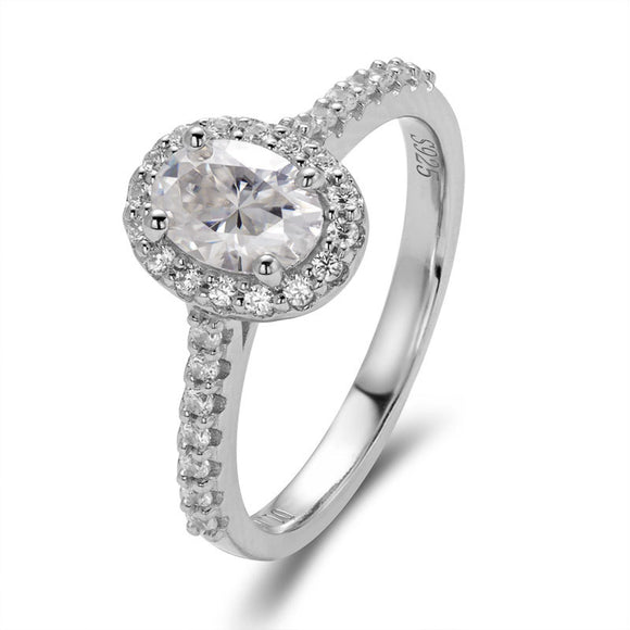Moissanite Diamond Ring- خاتم ألماس الموزنايت