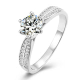 Moissanite Diamond Ring- خاتم الماس الموزنايت