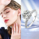 Moissanite Diamond Ring- خاتم ألماس الموزنايت
