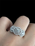 Moissanite Fancy Diamond Ring  -  خاتم الماس موزنايت