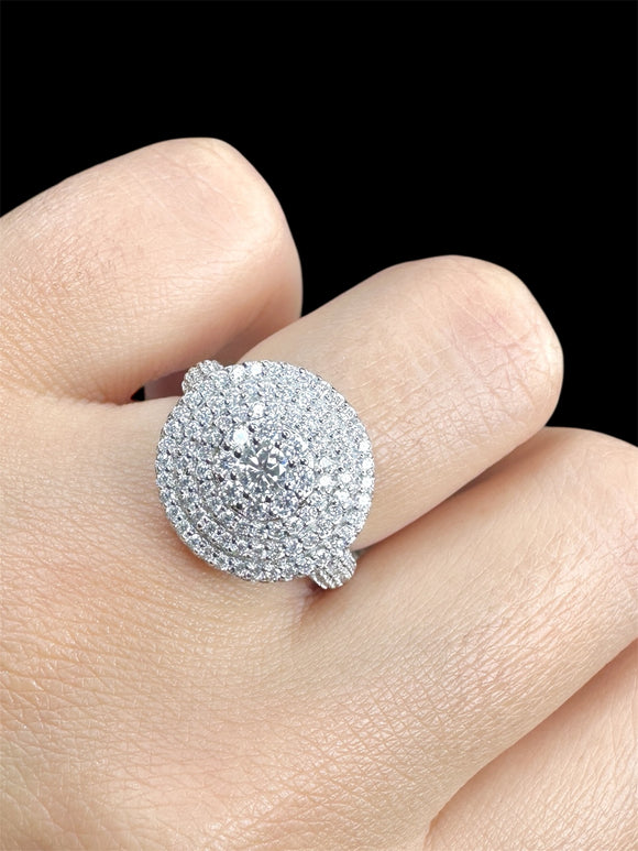 Moissanite Diamond Ring - Imperial  -  خاتم الماس موزنايت