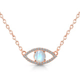 Moonstone Necklace - قلادة حجر القمر