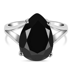 Black Tourmaline  - خاتم التورمالين الأسود - Larg stone