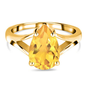 Citrine Ring - حجر السترين | حجر التجار والثروة وتقليل الانفعال والعصبية