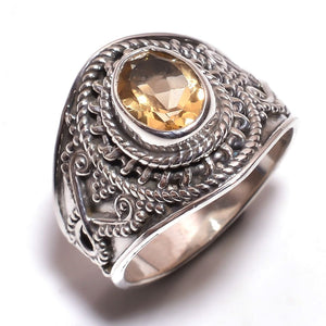 Citrine Ring-خاتم السترين