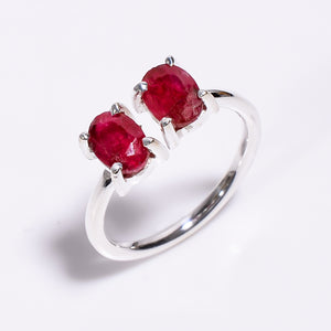 Ruby Garnet Gemstone - خاتم الياقوت الاحمر