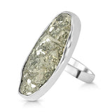Pyrite Druzy Ring - خاتم حجر البايرايت