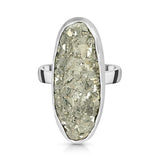 Pyrite Druzy Ring - خاتم حجر البايرايت