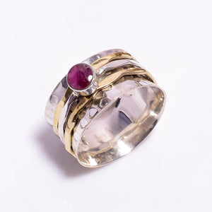 Ruby Garnet Gemstone - خاتم الياقوت الاحمر