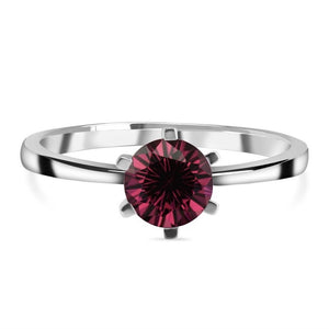 Rhodolite Garnet Ring - خاتم عقيق رودوليت