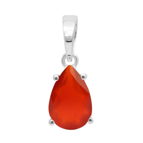 Red Onyx Pendant Gemstone - تعليقة العقيق الاحمر