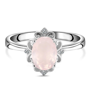 Rose Quartz  Ring - الروز كوارتز - حجر الحب اللامشروط والثقة والجذب