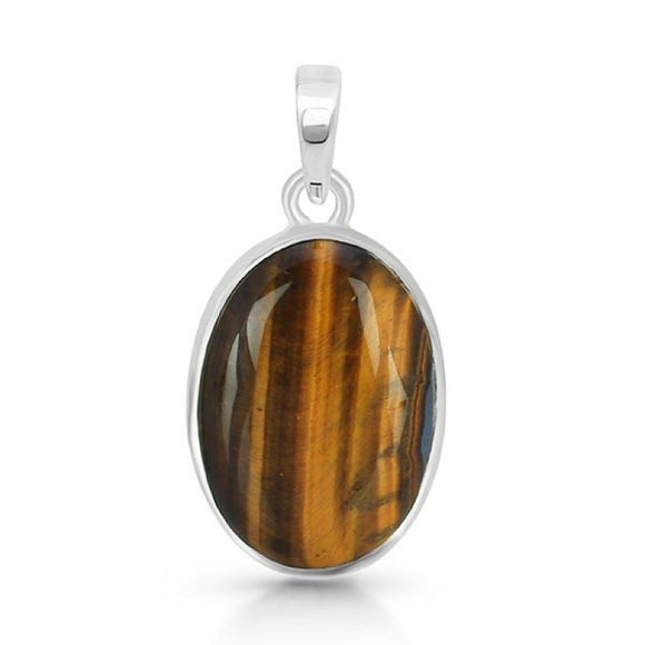 Tiger Eye Pendant-قلادة حجر عين النمر