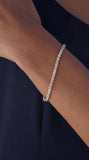 Tennis  Moissanite Bracelet اسوارة الماس الموزنايت  0.15 قراط - تنس