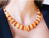 Baltic cleopatra  Amber Necklace - قلادة العنبر البلطيقي   تسمى قلادة كيلوباترا