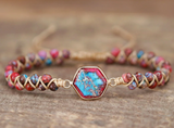 PINK JASPER  BRACELET - إسوارة حجر الجاسبر  | حب، عاطفة، انسجام ،