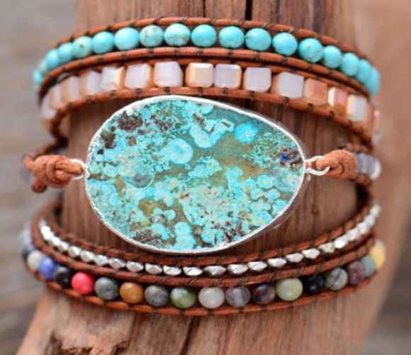 OCEAN JASPER STONE BRACELET - اسوارة حجر الجاسبر |استمرار، ثقة، اتصال، ابداع