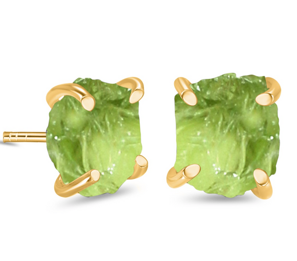 Peridot Earring - حلق حجر الزبرجد