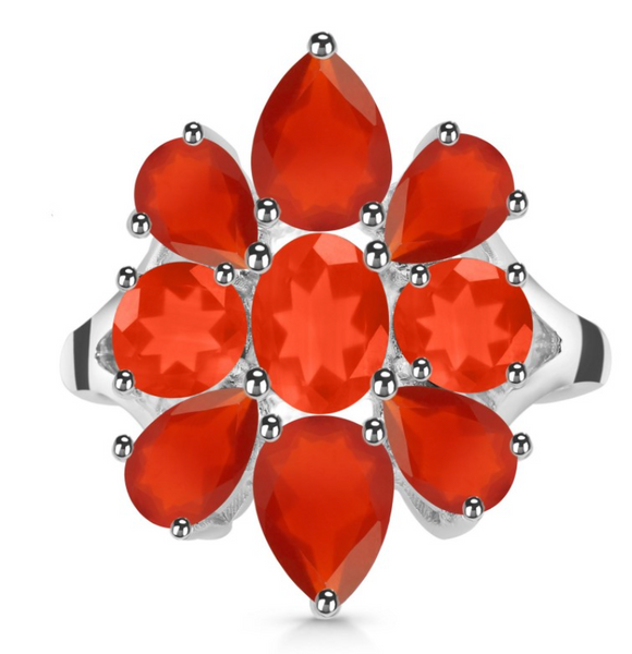 Red Onyx Ring - خاتم الاونيكس الاحمر