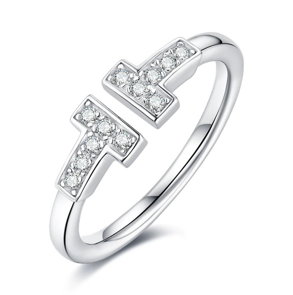 Moissanite Diamond Ring -  خاتم الماس موزنايت  |