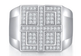 Moissanite Diamond Rings for Men- خاتم الماس الموزنايت للرجال