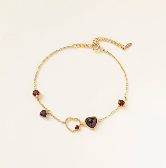 Garnet Bracelet - اسوارة الجارنيت