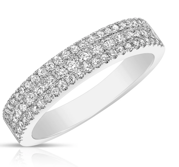 Moissanite Diamond Ring Band -  خاتم الماس موزنايت