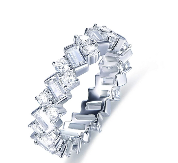 Moissanite Diamond Ring -  خاتم الماس موزنايت