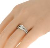 Moissanite Diamond Ring -  خاتم الماس موزنايت - Twins