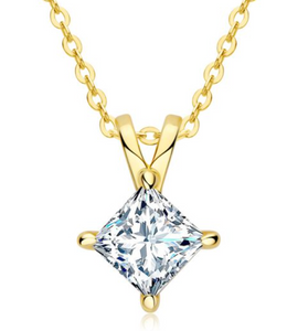 Moissanite Necklace- قلادة الماس الموزنايت
