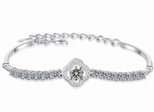 Moissanite Bracelet- اسوارة الماس الموزنايت - 1.9 قراط