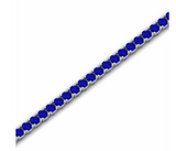Tennis Sapphire Bracelet اسوارة الزفير الازرق  | نص قراط لكل حبة زفير  |