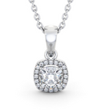 cushion cut Moissanite diamond -   2carat | قلادة الماس الموزنايت