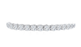 Tennis  Moissanite Bracelet اسوارة الماس الموزنايت   | نص قراط لكل حبة الماس - تنس  | 17.5 قراط الماس