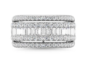 Moissanite Diamond Ring - خاتم الماس موزنايت