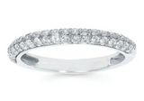 Moissanite Diamond Ring - خاتم الماس موزنايت - توينز قطعتين