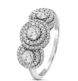 Moissanite Diamond Ring  -  خاتم الماس موزنايت
