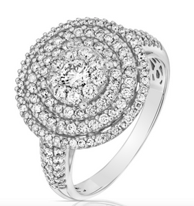 Moissanite Diamond Ring - Imperial  -  خاتم الماس موزنايت