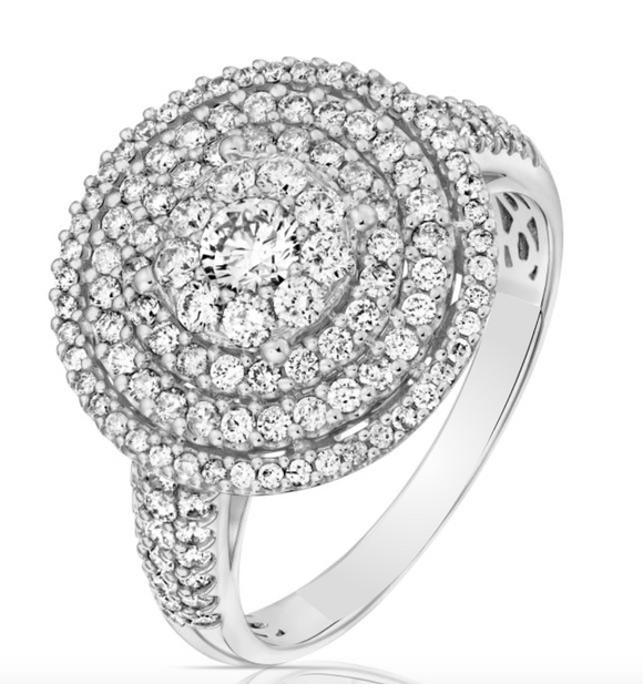 Moissanite Diamond Ring - Imperial  -  خاتم الماس موزنايت